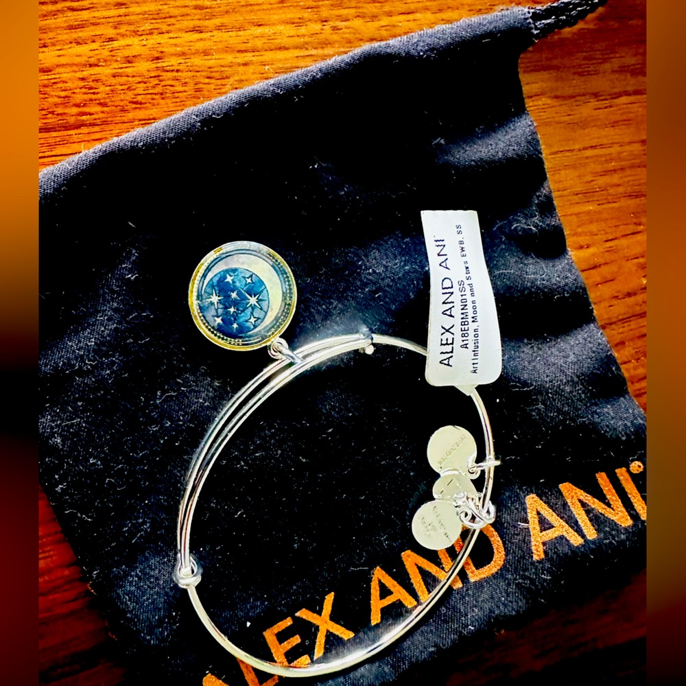 Alex and Ani brand new “Moon and Stars” bracelet with tags